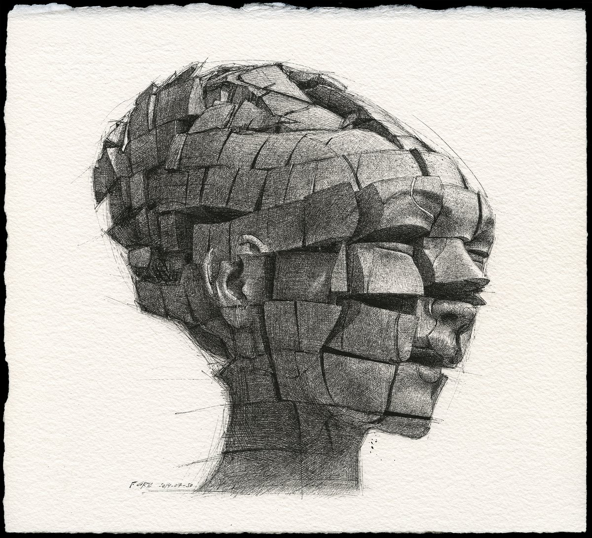 gricp's tweet image. "Dissolution of Ego 2014-07-30"
Ink on Arches Paper
29 x 32 cm

#originalart #originaldrawing #inkdrawing #gric #petergric #surrealart