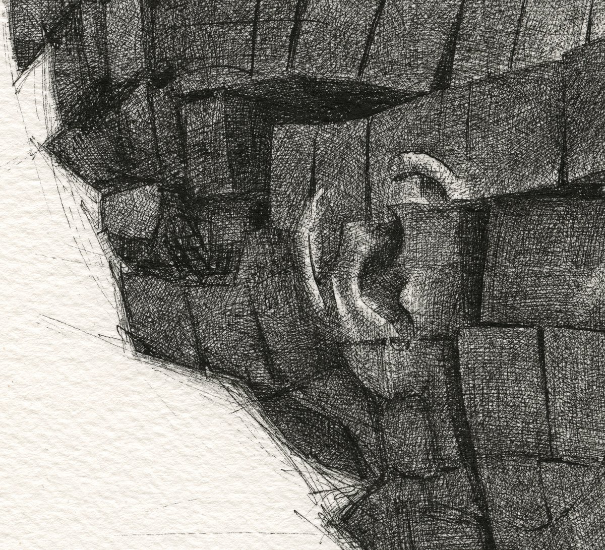 gricp's tweet image. "Dissolution of Ego 2014-07-30"
Ink on Arches Paper
29 x 32 cm

#originalart #originaldrawing #inkdrawing #gric #petergric #surrealart