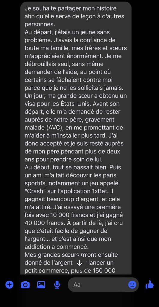 LucaVaran's tweet photo. l’impact des paris sportifs 🤦🏾‍♂️ https://t.co/nVzY18Je69