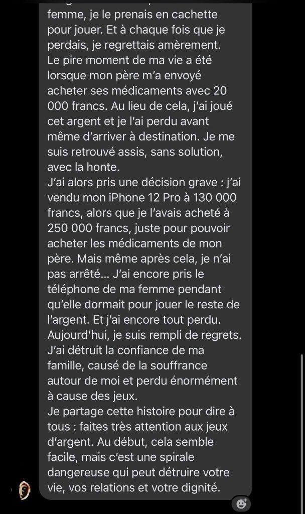 LucaVaran's tweet photo. l’impact des paris sportifs 🤦🏾‍♂️ https://t.co/nVzY18Je69