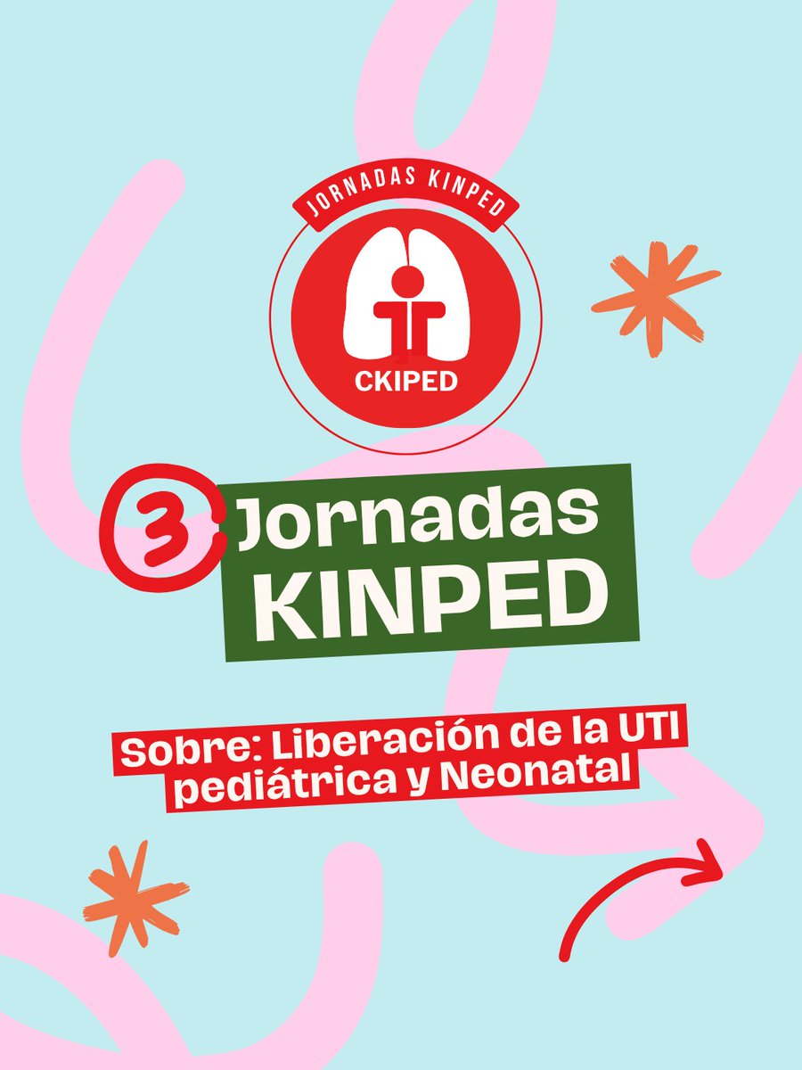 Desde el Capítulo de Kinesiología Intensivista Pediátrica les anunciamos que se acercan las Jornadas KINPED 2026 a realizarse en CABA los días 29 y 30 de mayo.
Sobre la liberación de la UTI Pediátrica y Neonatal 
Pronto tendremos más novedades
🇦🇷
<a href="/SATIarg/">SATI</a>