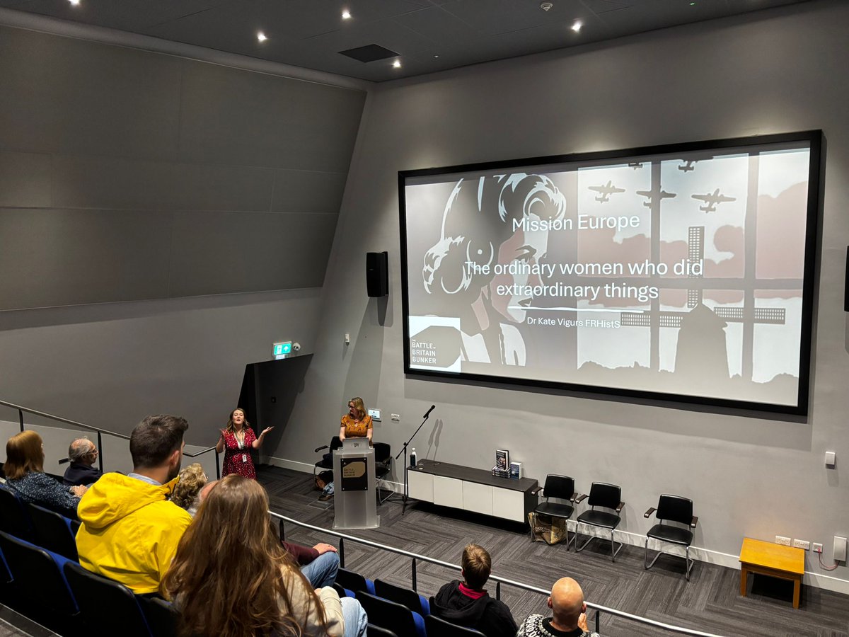 historical_kate's tweet image. A fabulous day at the @BofBBunker. Thank you for having me to speak and for showing me round the amazing site. If you haven't been then go! It's fantastic. #missioneurope #speaker #author #researcher #HERstory @YaleBooks