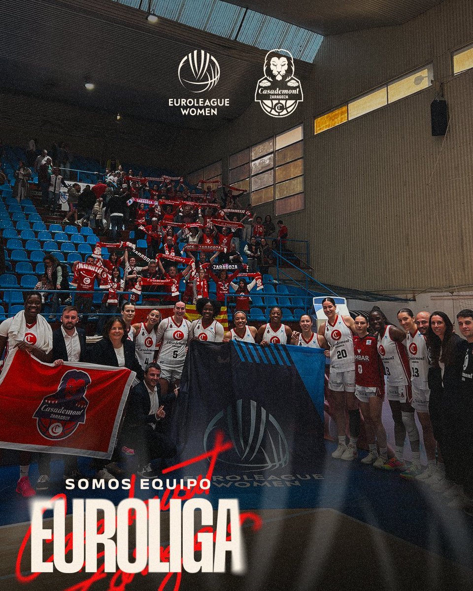 ¡SON EQUIPO EUROLIGA! 🦁👏

<a href="/casademontBZ/">Casademont Zaragoza</a> certifica la primera posición de la temporada regular en la #LFEndesa, que garantiza una plaza en la Euroleague Women la temporada que viene.

Lo hace tras vencer al Baxi Ferrol por 67-69.