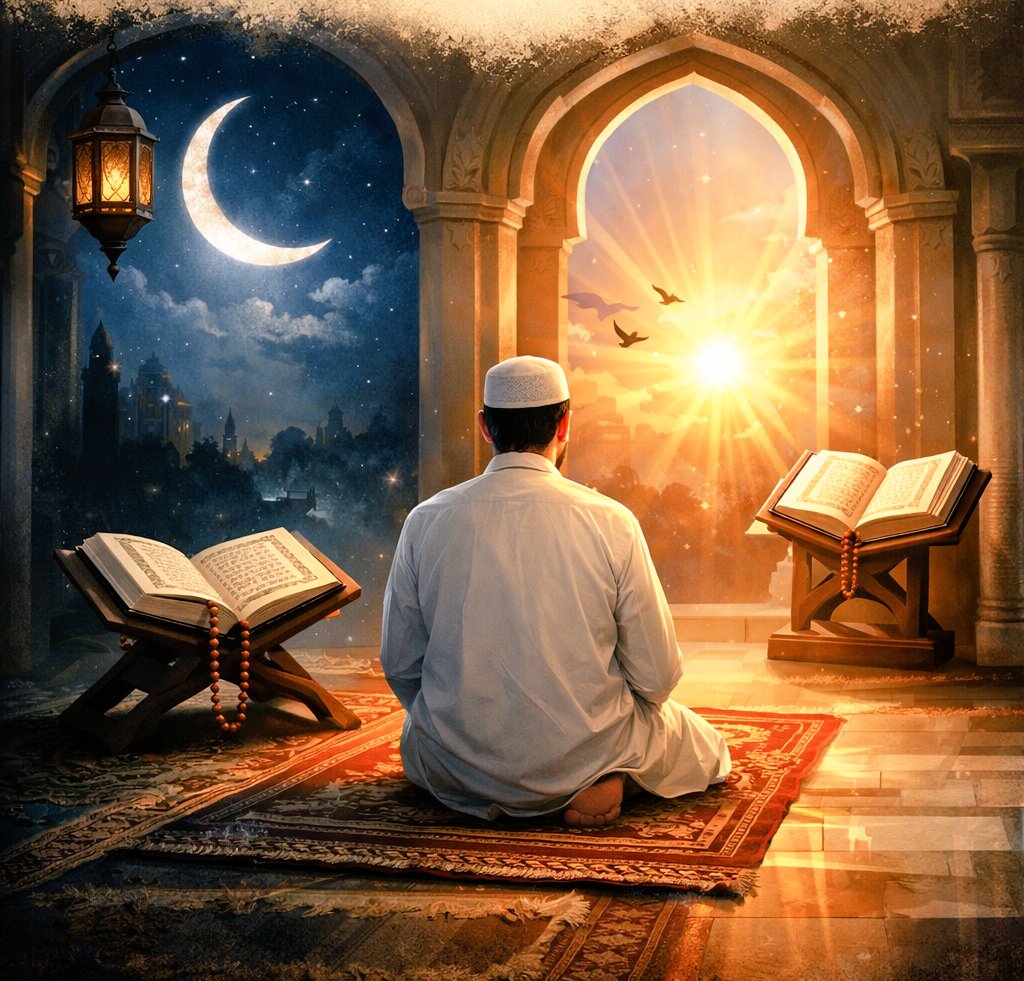 "إن لم يكن وصلُك بالله ديمومة، كان تديّنك مجرد انفعالٍ عابر. من ترك المحراب بهلال العيد، فليراجع صدق المودّة؛ فـ 'الأدب مع الله' يقتضي ألّا تجعل من كلامه ولقائه ضيفاً موسمياً، بل نبضاً يومياً."
#تأملات