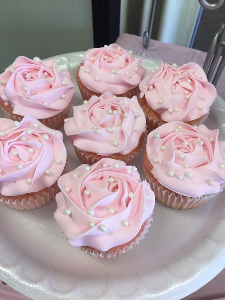 rose cupcakes