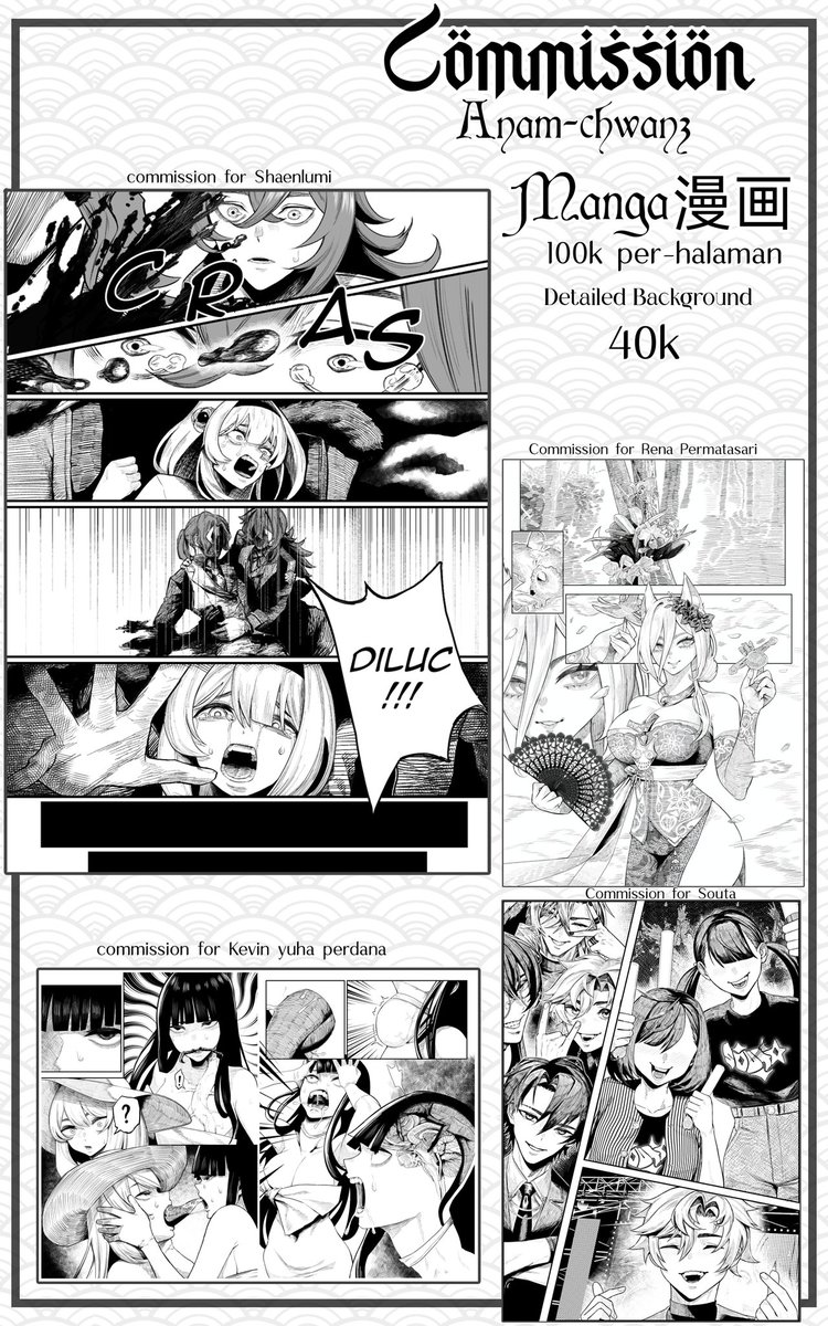 ANAM-CHWANZ CULT🗡️😈🦇//COMISSION SAMPAI KIAMAT! tweet media