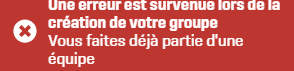 EVILZ37's tweet photo. @ZLAN_FR @ZeratoR Il doit y avoir un soucis avec les inscriptions quand on avait déjà participé à celles de l'année dernière ? Impossible de créer/rejoindre/inviter https://t.co/GGYUTFcPmZ