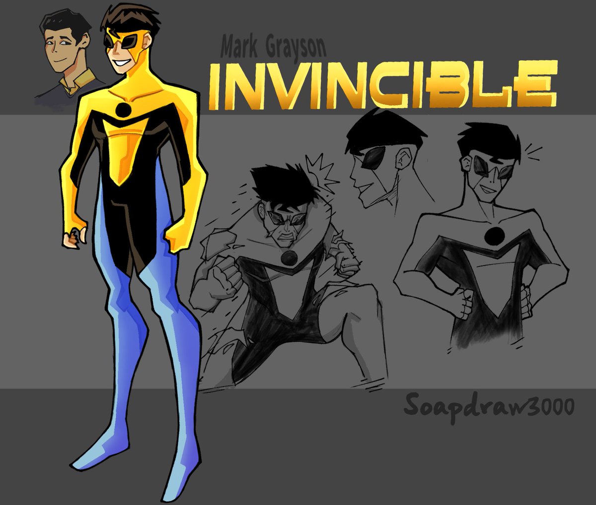 _Soapdraw3000_'s tweet image. My invincible redesign
Mark grayson the invincible
#Invincible #InvincibleFanart #Redesign