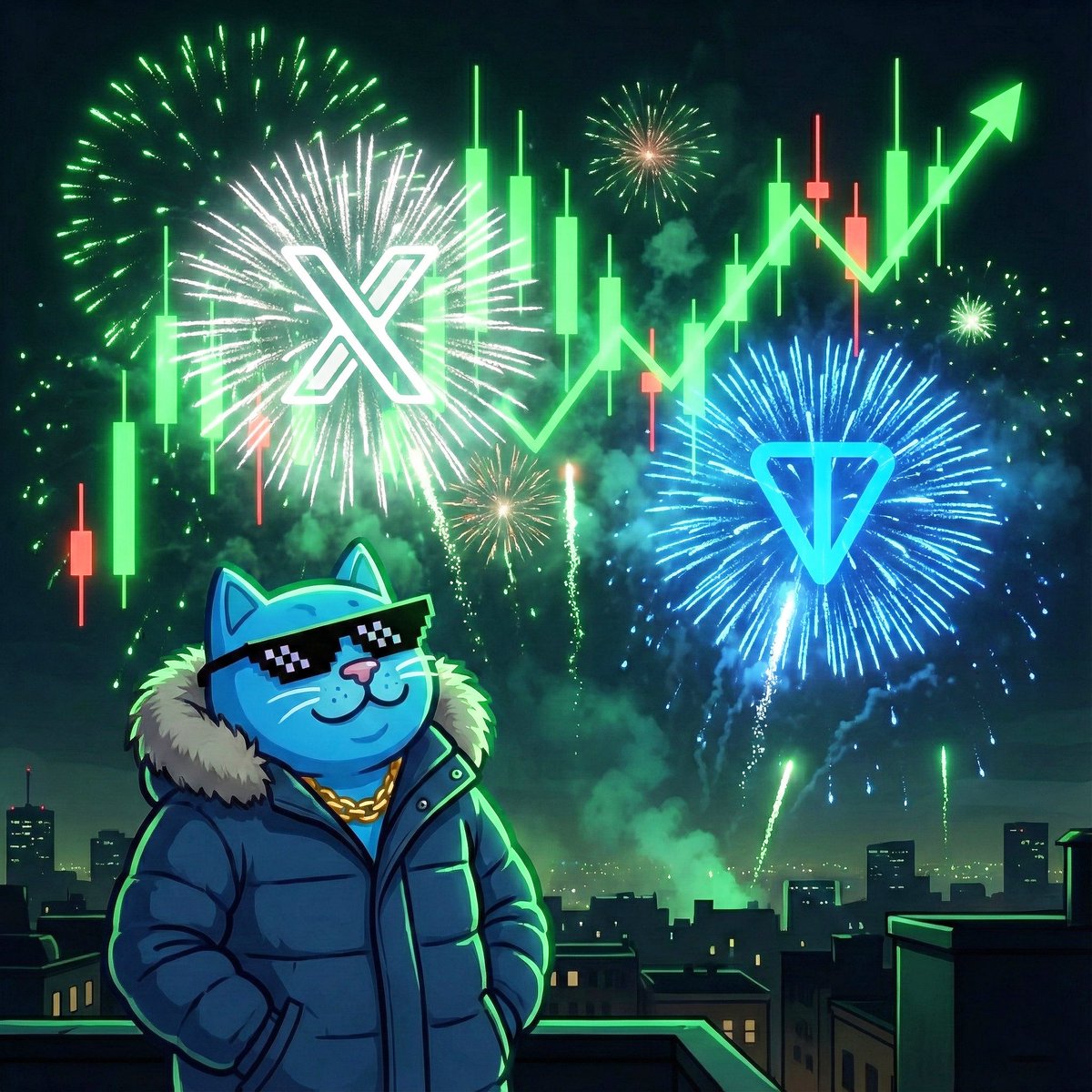 ChilledCatCoin's tweet photo. $TON Green
$CHILL Green

What a fantastic start to the weekend! https://t.co/qKKoW1S8Kk