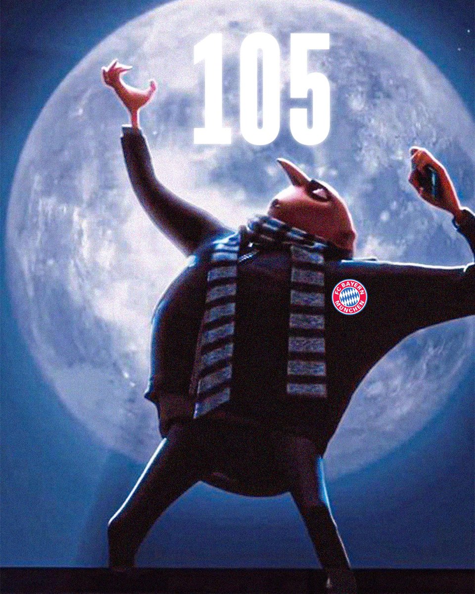 FCBayernUS's tweet photo. The moon? 🌙

We just broke the Bundesliga scoring record 😎 https://t.co/bxyzFEOcI6