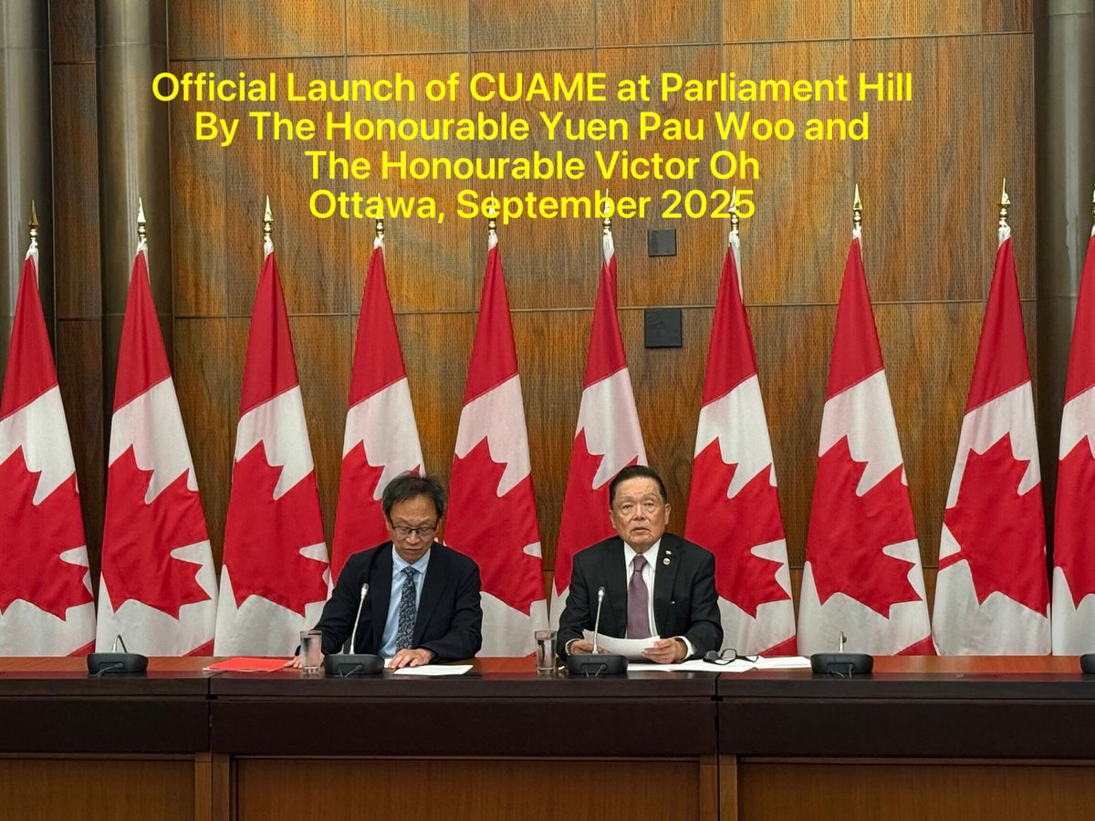 SenatorVictorOh's tweet photo. 🌹🇨🇦🇨🇦🌹Post 3/3:
"This same spirit drove me to stand with affected families on Parliament Hill on March 13, 2026, calling for reasonable timelines and transparency in security screenings. No family should be torn apart or careers stalled by excessive delays that go far beyond what's necessary for safety.  

Canada is stronger when we welcome and integrate newcomers justly — without modern forms of exclusion. Let's keep building One Canada for All. ❤️🇨🇦  

#CUAME #ImmigrationEquity #OneCanadaForAll #ForOurChildren