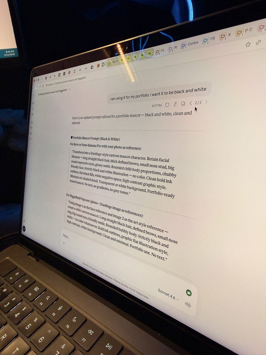 Crownzdesigns's tweet image. Trying to generate a mascot for my portfolio 
Let’s see how it goes