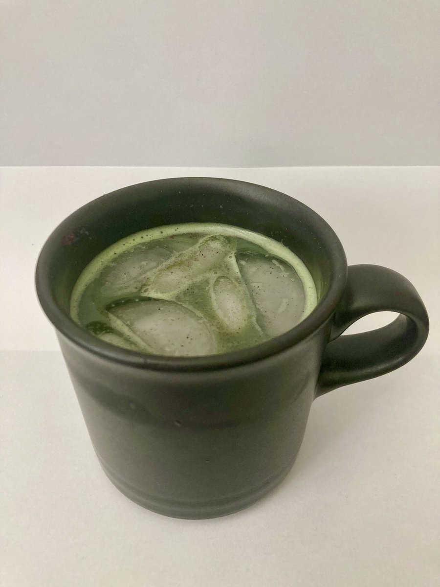 UPDATE THIS IS SO GREAT I ALMOST FEEL BAD ADDING THINGS TO IT!!! i had it completely straight and it is so smooth and slightly sweet which is so good...!! i ended up making a blueberry matcha latte out of it as a quick test. NO editing on that left photo btw its that vibrant!