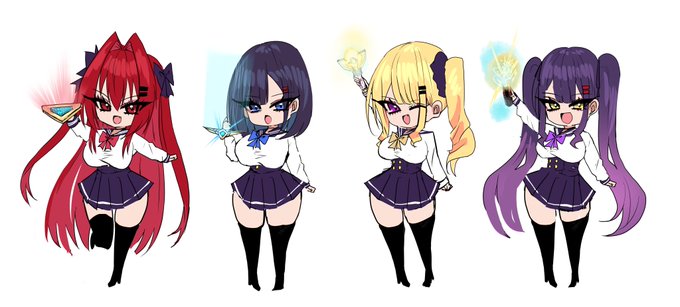 描いてるオタクの個人的な趣味に
付き合わされるオリキャラかわいい 