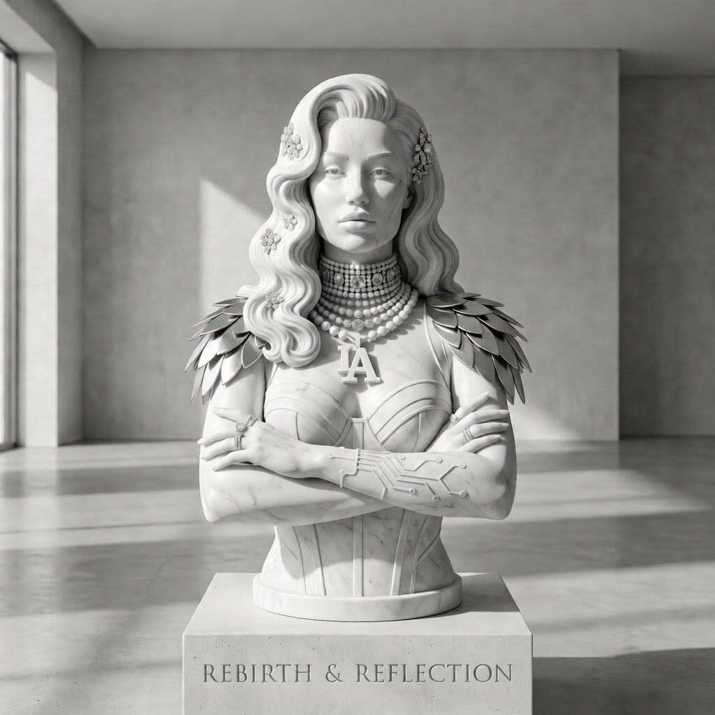IGGYNEWERA's tweet photo. REBIRTH &amp; REFLECTION by @IGGYAZALEA

1. ​Statuesque (Intro)
2. ​Silk &amp; Stone
3. ​Prism (feat. Zara Larsson)
4. ​Glazed (feat. Charli XCX &amp; Tove Lo)
5. Aura
6. ​Chisel
7. ​White Noise
8. ​Motherland
9. ​Museum of Me (feat. Alice Chater)
10. ​Unbroken (Outro) https://t.co/OcL2yFCjZi