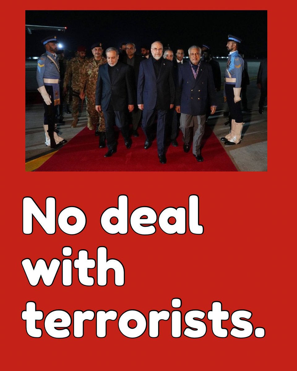 mahdi's tweet photo. No deal w/ terrorists. https://t.co/HdukyQq7JJ
