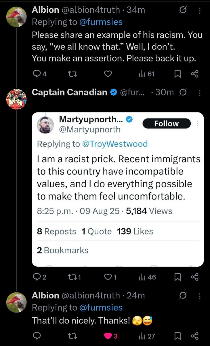 Best interaction of the day.
:D