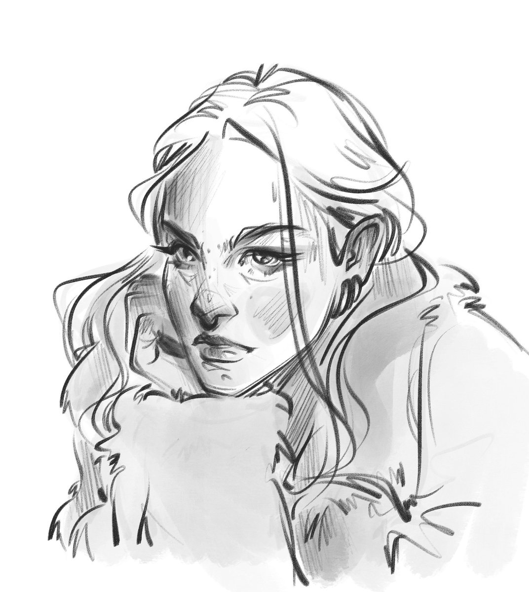 insomnio92's tweet image. Sketchy portraits like this on my vgen profile 🤓 vgen.co/boicot

#Vgen #VgenComm #sketchart #opencomm #artmoots