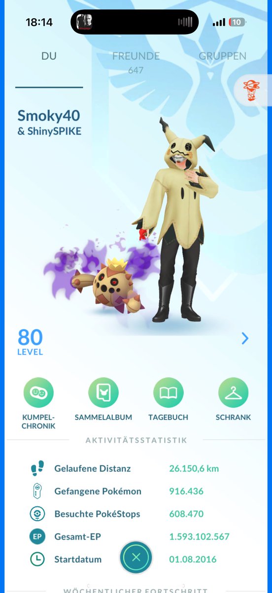 Smoky010816's tweet image. Just hit 5,000 Pokémon caught in about 9 hours today 🔥

Grinding nonstop, fast catching, and zero breaks – this was a serious session. My hands are dead but totally worth it 💪

How many did you guys catch today? #PokemonGO #Grinding #ShinyHunt