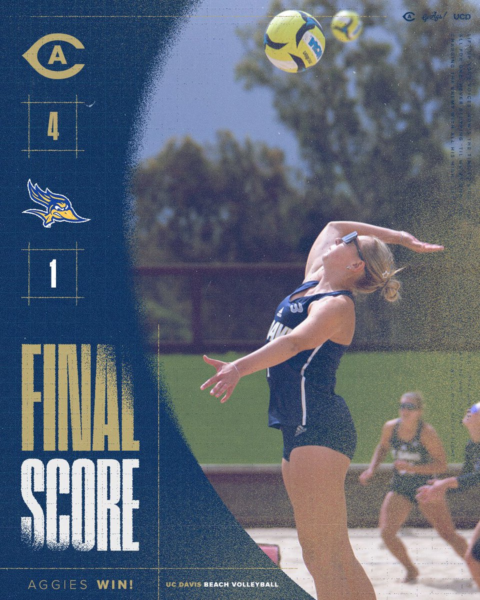 UC Davis Beach Volleyball tweet media
