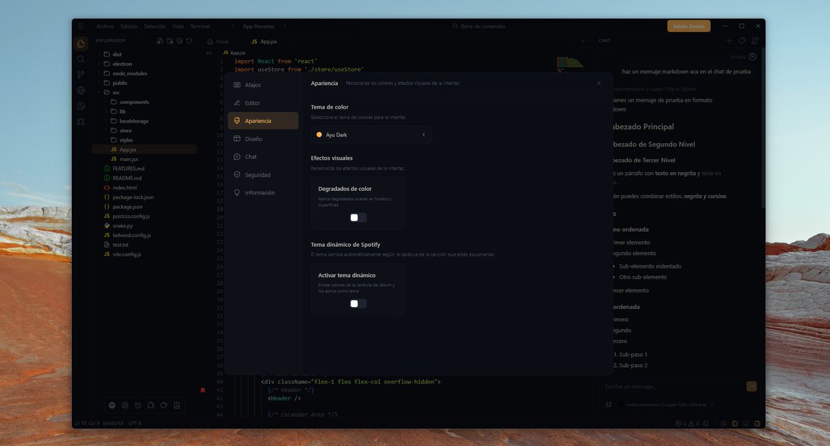 ScrakkOfficial's tweet photo. A bit of the settings section, I'm still polishing it
— JotaCK.
#Scrakk #Programming https://t.co/ajEG7X6X9x