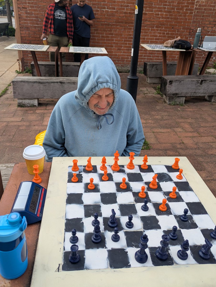 TremeChessClub's tweet image. Chess today in old north St Louis #chess #stl