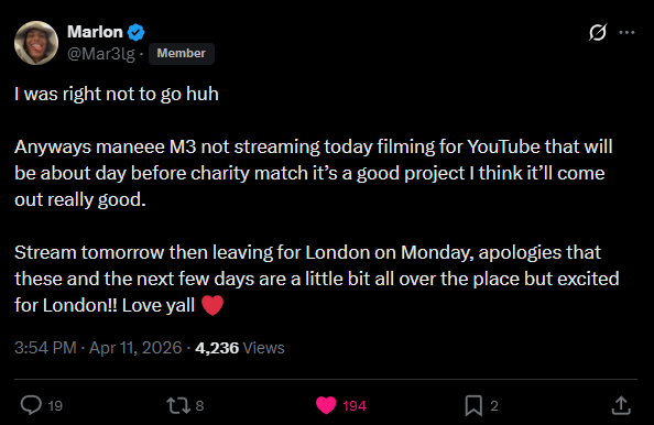 Marlon Daily tweet media