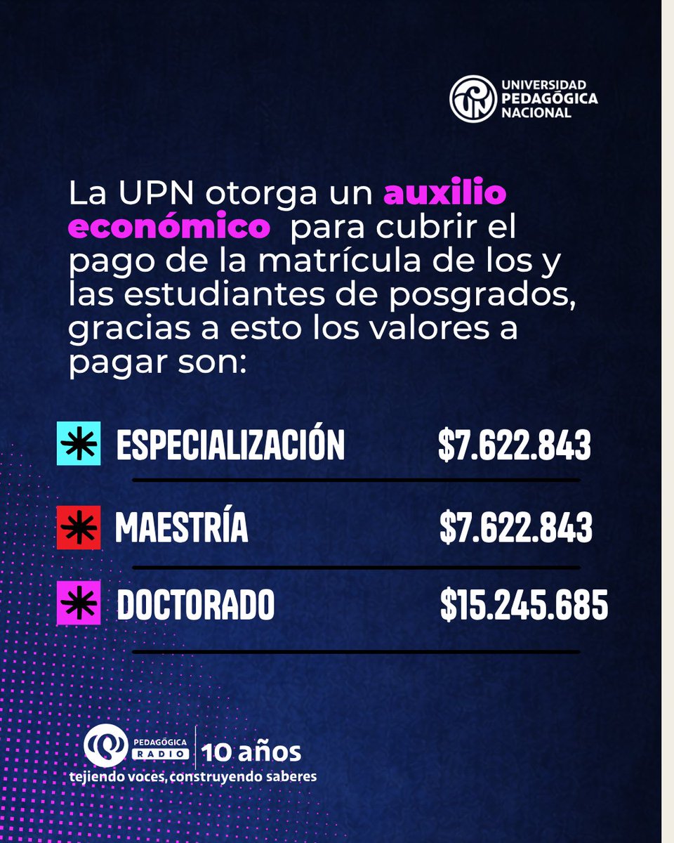 La Pedagógica Radio tweet media