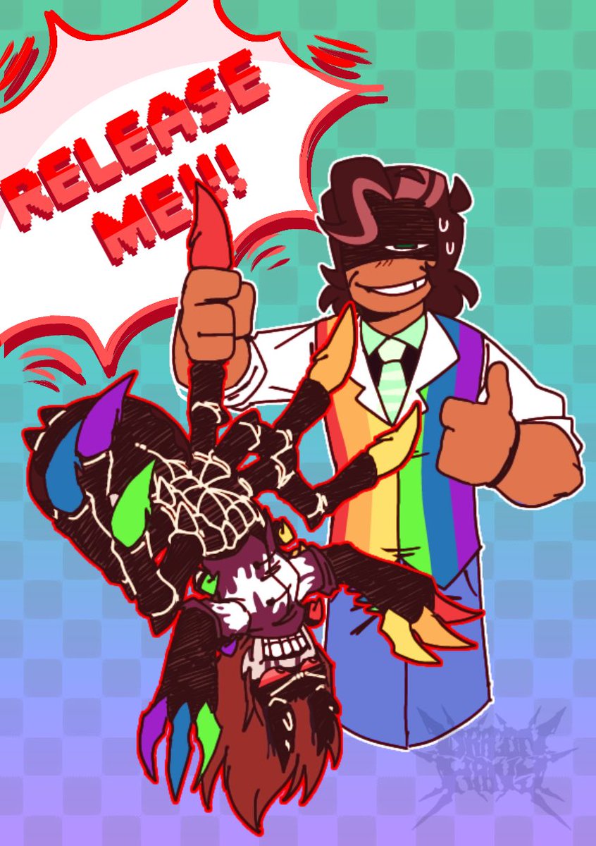 DragonHany1's tweet image. Set her free Arthur! 

Twisted Delilah design by @JackysCornField 

#dandysworld #dandysworldfanart #twisteddelilah #dandysworldarthur