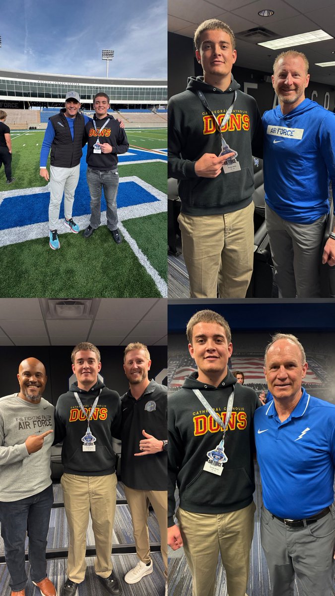 Matijs_84's tweet photo. Had a incredible visit at the Air Force Academy today! Thank you so much to the coaches for having me it was an unbelievable experience!! #TheBoltBrotherhood https://t.co/fxastKcseB