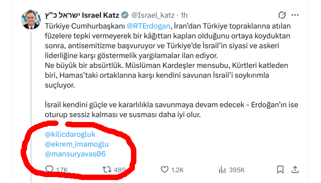 TurkishCentury's tweet image. 🇮🇱💥🇹🇷 ― Israel's MoD seems to think there's still useful "political life" left in these troubled #CHP figures, including #Kilicdaroglu who is in 'retirement' after losing around 15 elections against Pres. #Erdogan. Pretty desperate, if you ask me! 😂