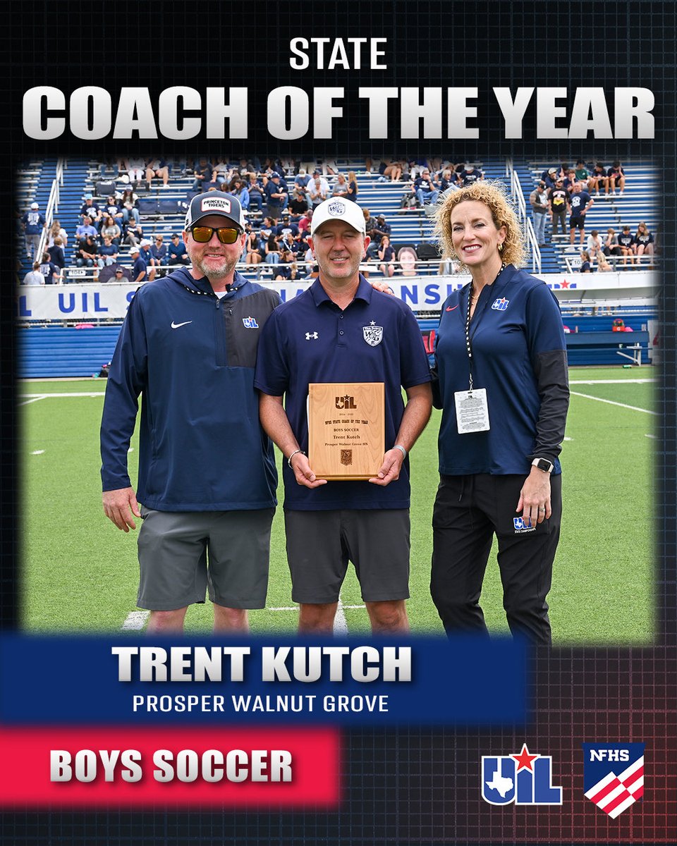 Hferguson28's tweet image. That’s our coach!!!! @PISD_Athletics @WGHS_BoysSoccer @WalnutGroveHS Congratulations Coach Kutch!