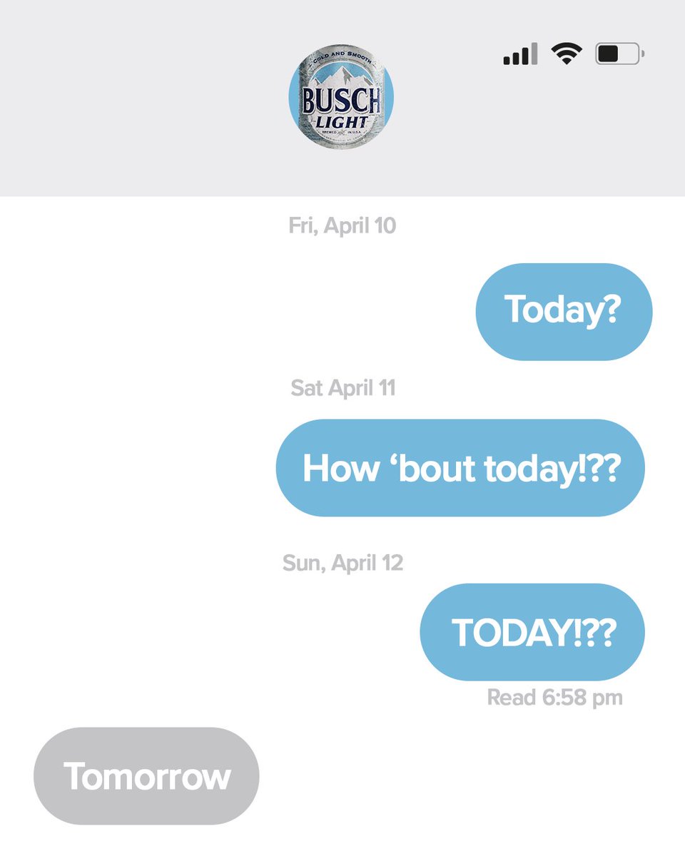 Busch Beer tweet media