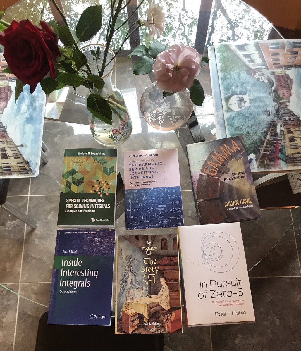 chris_juravich's tweet image. These are among my favorite math books I’ve studied in the past two years or so. For newcomers to complex numbers, I recommend Nahin’s book on sqrt(-1).