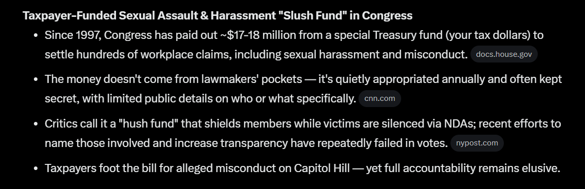 CyndexiaTruther's tweet photo. It's Time to Expose Them All !!!
No more hiding behind public money.
What do you think? #CongressAccountability https://t.co/S1dsGhgYMv