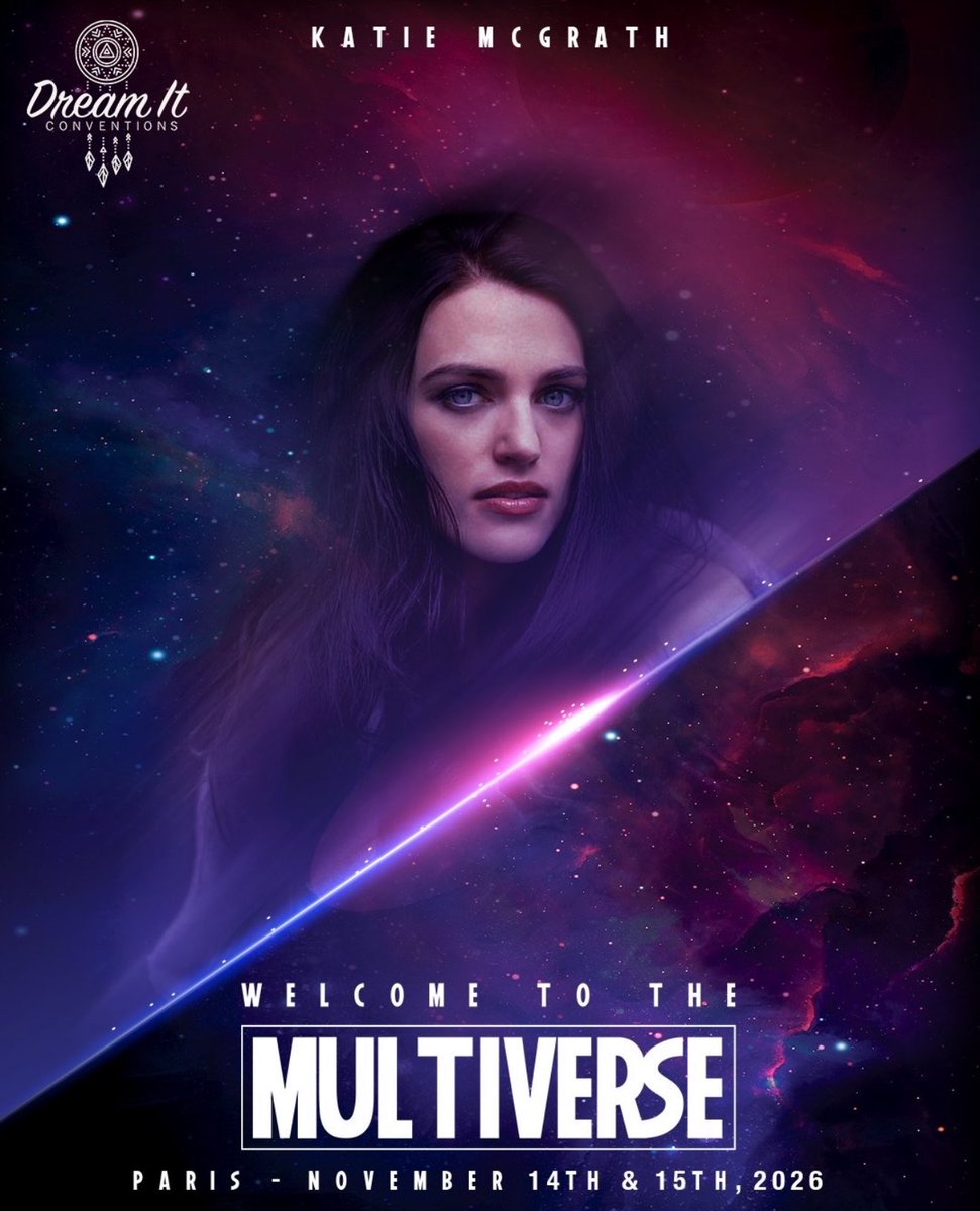 NÃO É UM SONHO! 

Katie McGrath acaba de ser anunciada na Dream It Conventions para a “Welcome To The Multiverse” nos dias 14 e 15 de Novembro em Paris.