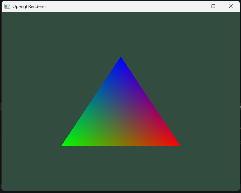 3rdWorldGameDev's tweet photo. Vertices have color now!

#opengl #gamedev https://t.co/zngwbNbtFr