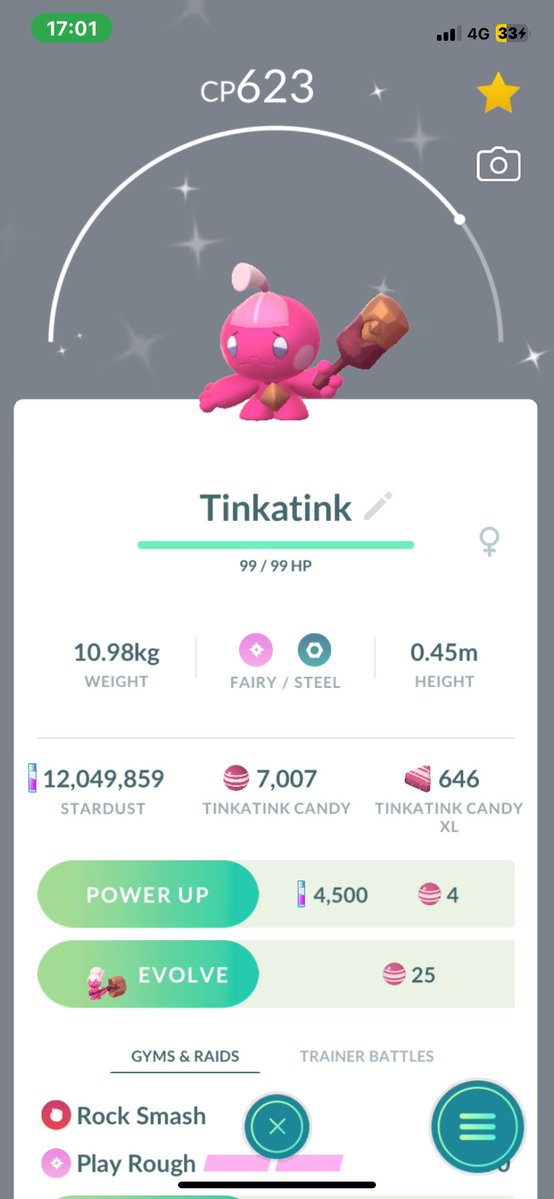 Dannygtheboss24's tweet image. This is why i think some community days are a bit annoying as the shiny tinkatink only came out for go wild area and I ended up hatching 2 and now i have 55 of them 🙃

1100 catches
54 shinys 
3 bg shinys 

#pokemongo #communityday