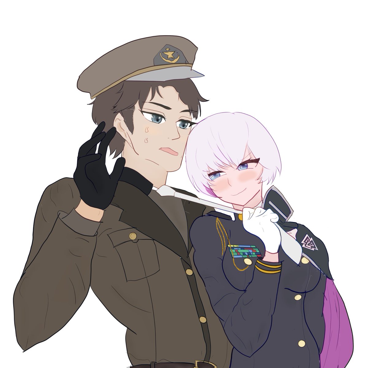 obs7_yx's tweet photo. Lilith &amp; Andersen
#nikke https://t.co/zQFoe5pjtB