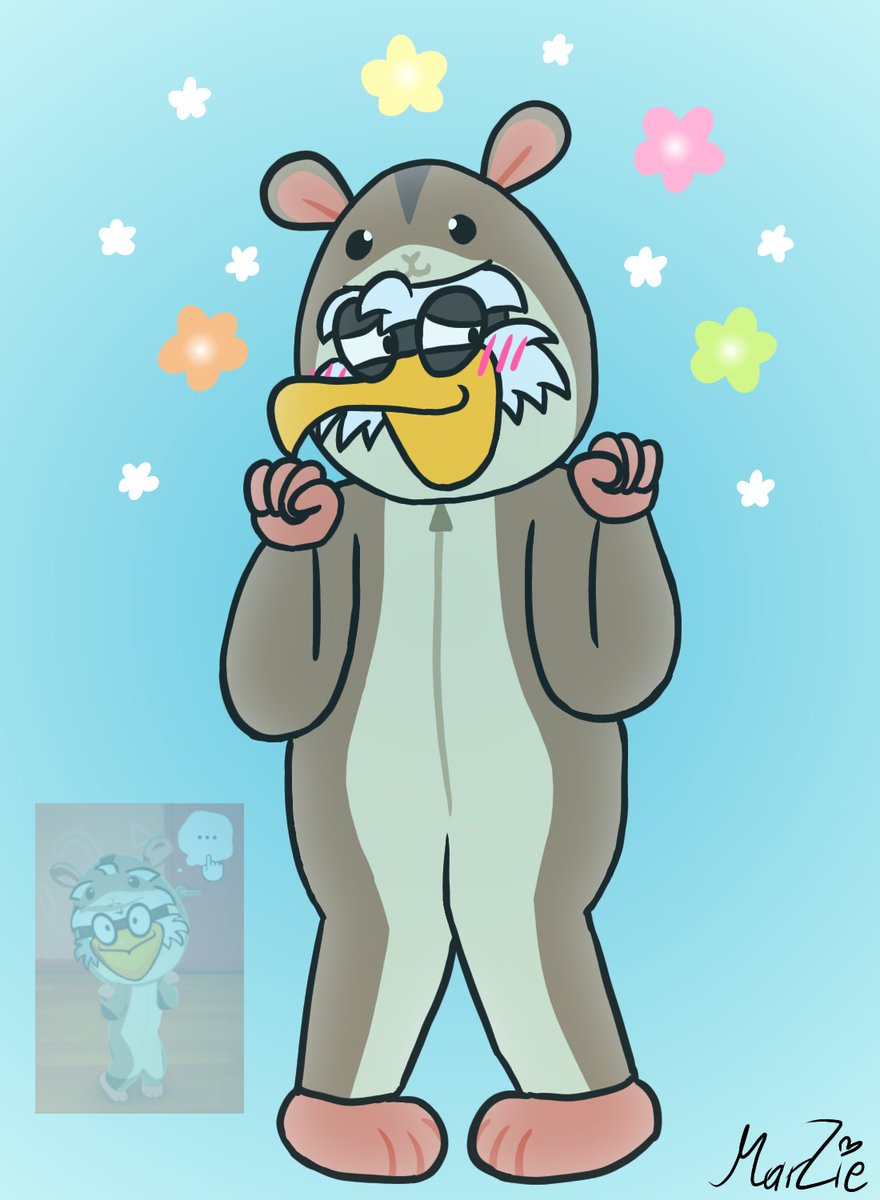 MarZacz's tweet image. here's the hamster boi 🐹

#cartoonmania #320frelengavenue