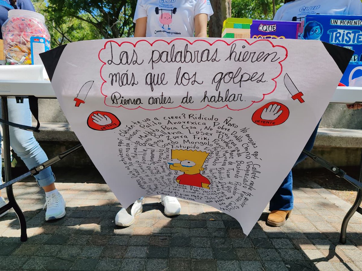 ysuca91siete's tweet photo. #SaludMental| La Fundación de Psicología para una Vida y Mente Sana, junto a otras organizaciones educativas, lleva a cabo una campaña de prevención del bullying en el país. https://t.co/6YYhK4ZX82