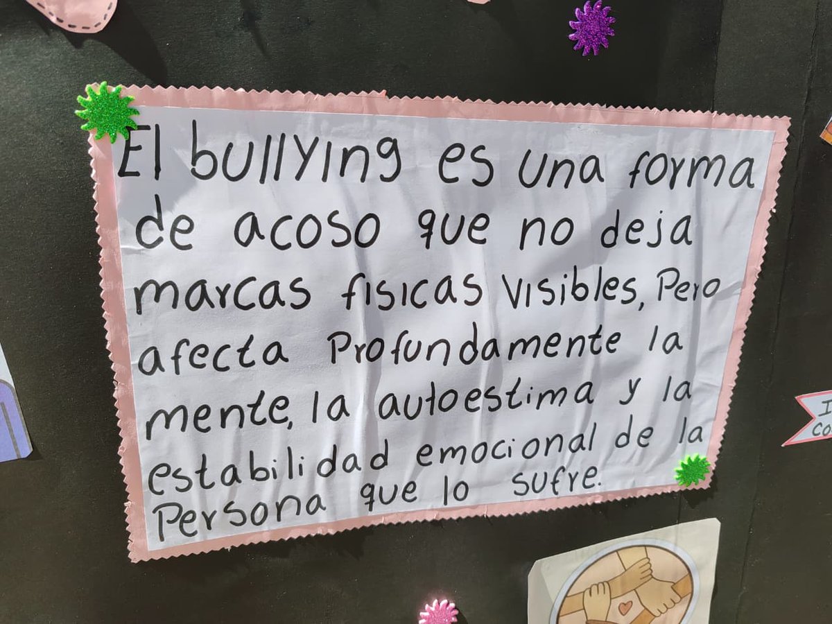 ysuca91siete's tweet photo. #SaludMental| La Fundación de Psicología para una Vida y Mente Sana, junto a otras organizaciones educativas, lleva a cabo una campaña de prevención del bullying en el país. https://t.co/6YYhK4ZX82