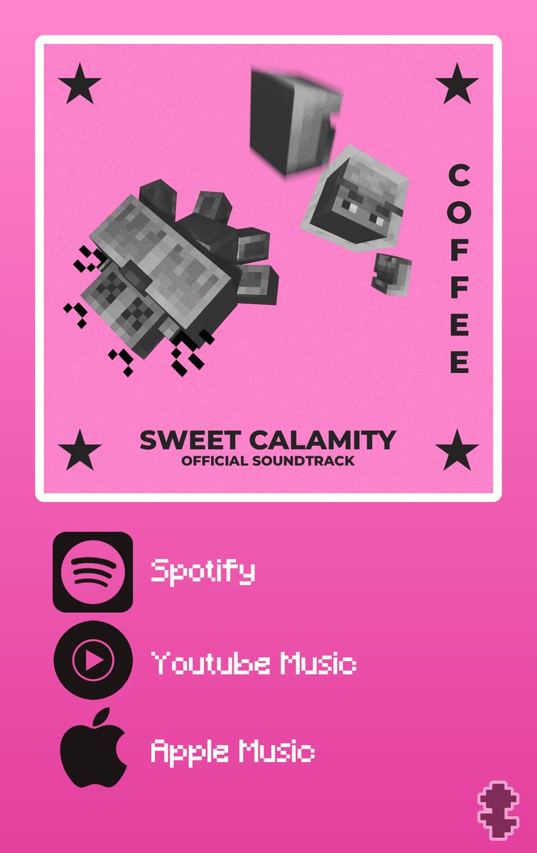 CoffeeIsHere__'s tweet photo. 🍬Feliz Cumpleaños Sweet Calamity!! (6 dias tarde)

- Mejor tarde que nunca, los temas de Sweet Calamity fueron subidos a plataformas digitales para que puedan escucharlas cuando quieran!

Spotify:
https://t.co/iKofJhvb7H

YT:
https://t.co/br3VC1pnKX

Apple: nosé no tengo iphone https://t.co/v8lzdHARae