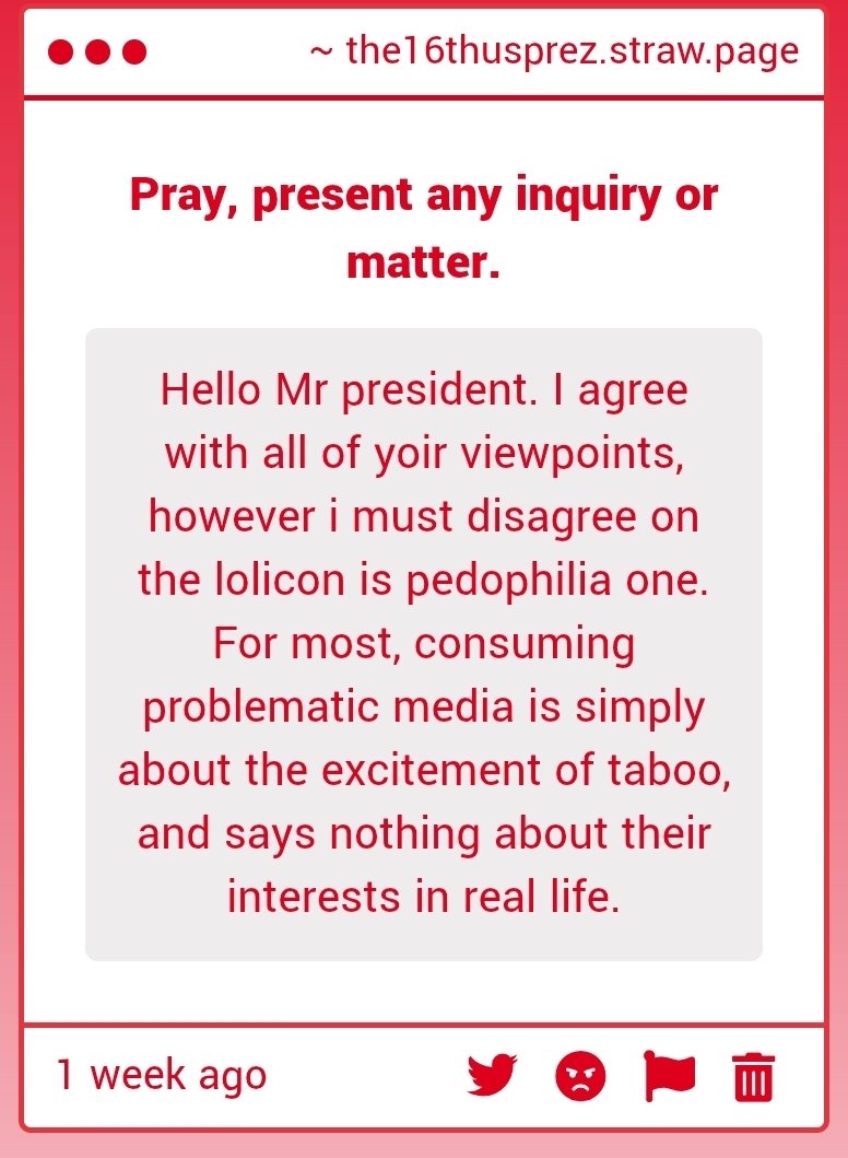 Abraham Lincoln tweet media