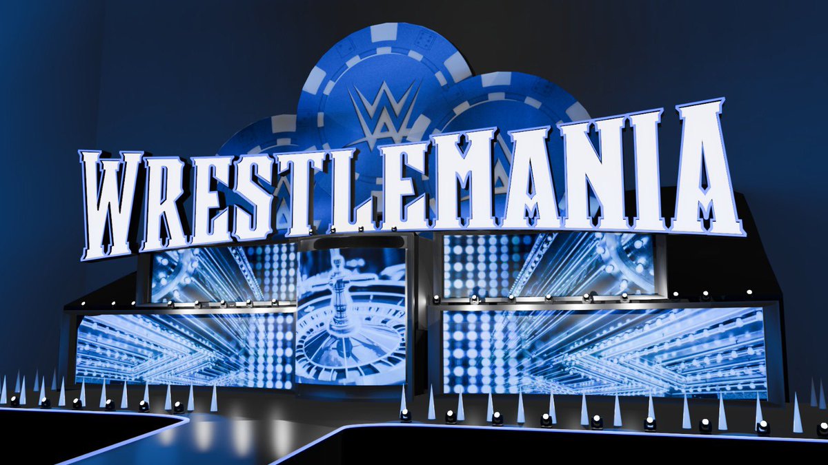 ssss_wrestling's tweet image. #Wrestlemania  Vegas Concept Stage Design …..let’s hope the real stage looks better 🔥🔥

#wwe #cmpunk #romanreigns #wwe2k26