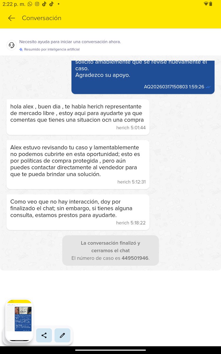 alexz697's tweet photo. @Profeco @Mercadolibre @Profeco @AtencionProfeco 
@Mercadolibre Me piden que me comunique con el vendedor, pero seamos honestos: el vendedor no me va a resolver nada, y menos si está vendiendo productos falsos o alterados. No es justo que toda la responsabilidad recaiga en el comprador en estos casos. https://t.co/qv5e1xGi4U
