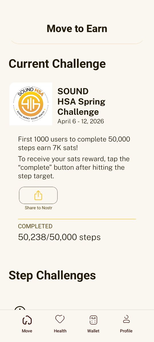 Josseline_92's tweet image. I just completed SOUND HSA Spring Challenge! @SOUND_HSA

I reached 50238 steps!

#SoundHSA #MoveToEarn #Completed