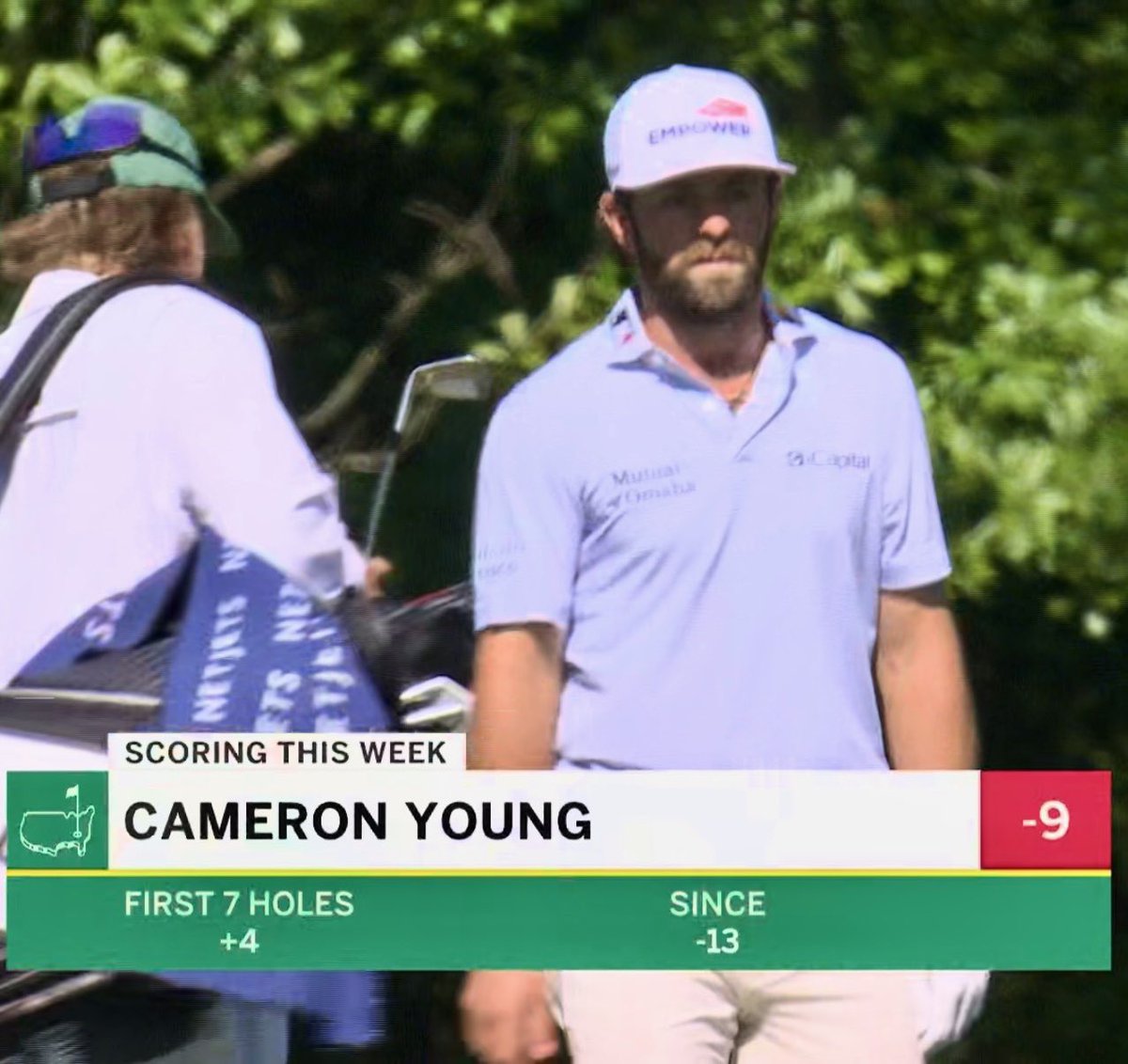 JeffEisenband's tweet photo. Cameron Young with an insane bounce-back to the week https://t.co/oXQD10Gn6F