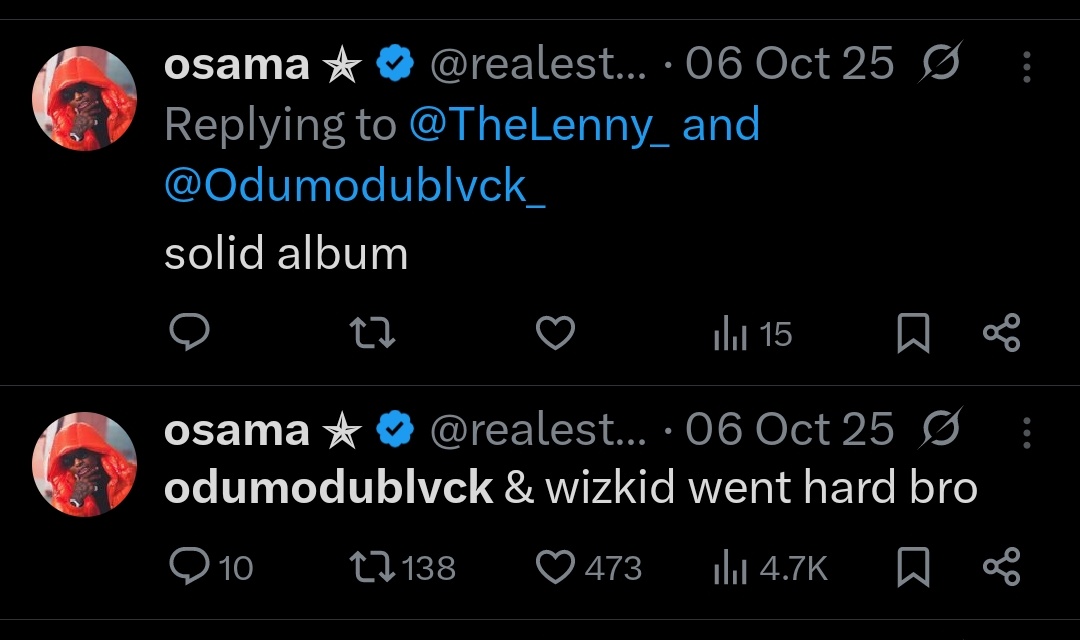 Burna's Archive. tweet media