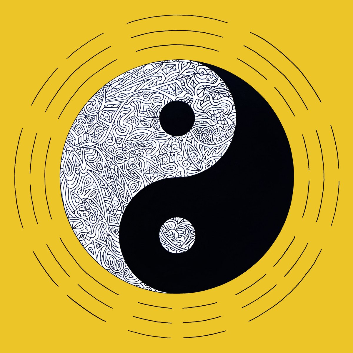 A Yin-Yang exploring balance and transformation encircled by Bagua (八卦) — the eight trigrams of the I Ching. KyoungLee.com
NFT: opensea.io/item/ethereum/…